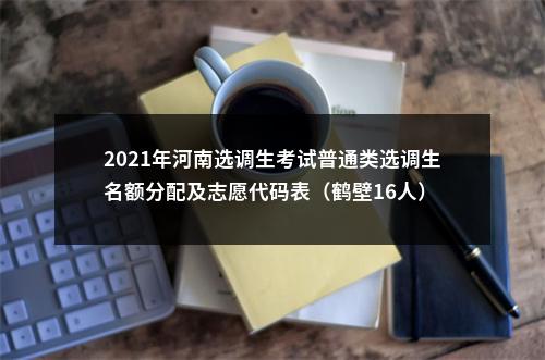 2021年河南选调生考试普通类选调生名额分配及志愿代码表（鹤壁16人） 图片
