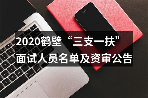 2020鹤壁“三支一扶”面试人员名单及资审公告 图片