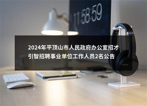 2024年平顶山市人民政府办公室招才引智招聘事业单位工作人员2名公告 图片